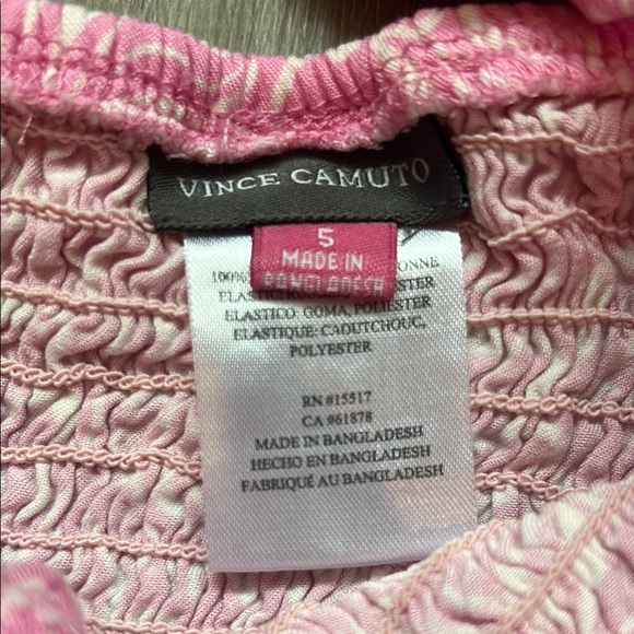 Vince Camuto Pink Ruffled Jumpsuit - Picture 2 of 3